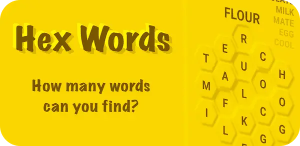 Hex Words - How Many Words Can You Find
